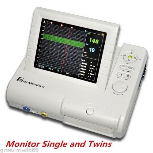 Twins  Fetal Option 2015 New 8.4-inch Fetal Monitor FHR TOCO Fetal Movement TOP