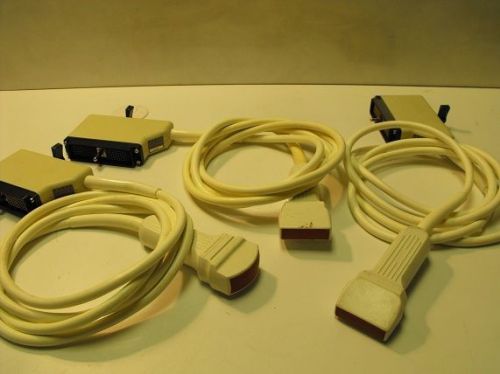 DYONICS ULTRASOUND LINEAR ARRAY PROBES QUANTITY 3  3.5MHZ(1)  5MHZ(2) GOOD COND