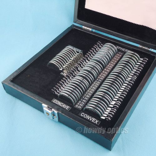 68pcs Trial lens case Optical trial lens set Metal rim Leather case