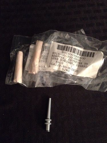 NEW LOT OF 3 Cath-Luer Syringe Adapter Eynard 6515-00-300-0600