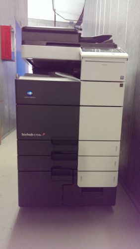 Konica Minolta Bizhub C754e Copier Network Print/San Color