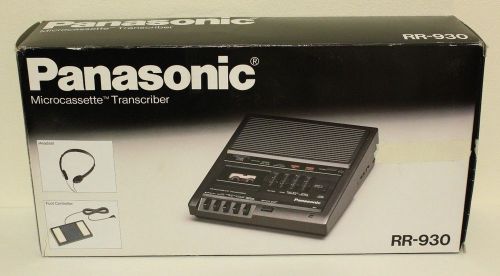 PANASONIC RR-930 MICROCASSETTE TRANSCRIBER - Tested