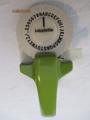 Labelette embossing label maker works great for sale