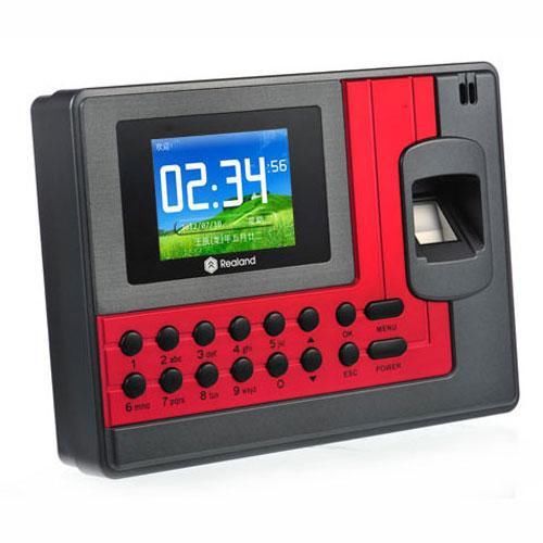 Realand AC110 TFT fingerprint time attendance Clock Employee Payroll Recorder US