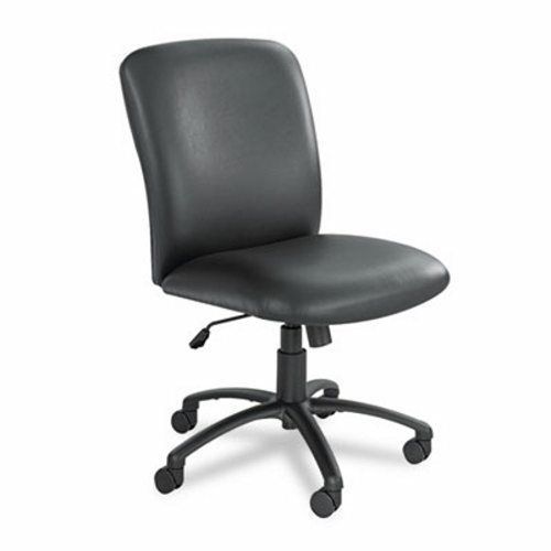 Safco Uber Series Big/Tall Swivel/Tilt High-Back Chair, Vinyl, Black (SAF3490BV)