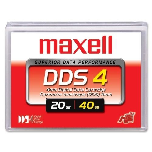 Maxell hs-4/150s dat dds-4 data cartridge - 20 gb  / 40 gb  - 492.13 ft  length for sale