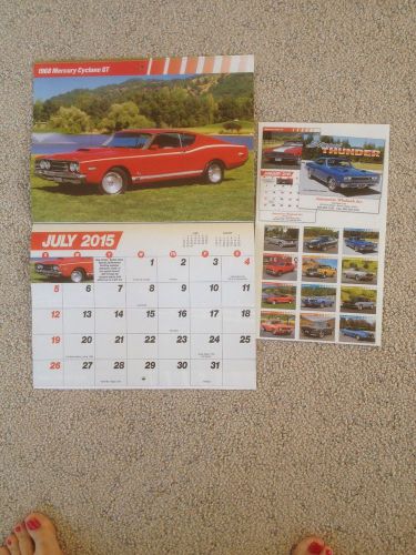 Street Thunder - 2015 - 13Month  WALL CALENDAR 11 x 16 open -NEW