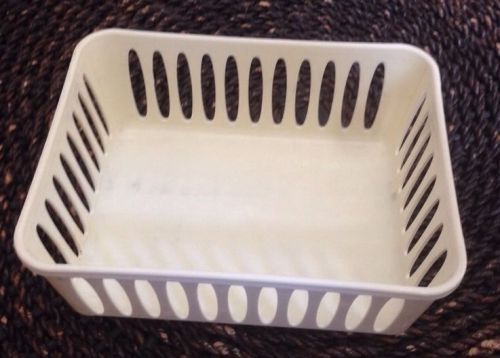 Desk/College/Kitchen Organizer Pen/Pencil Utensil Holder Plastic Tray Vintage