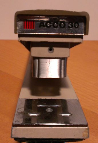 VINTAGE ACCO 30 STAPLER acco monarch no.1 U.S.A.