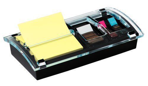 3m Post-it Designer Combo Dispenser - 3&#034; X 3&#034;, 1&#034; - Holds 100 Sheet Of (ds100)