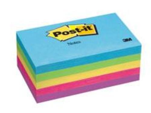 Post-it note 3&#039;&#039; x 3&#039;&#039; ultra colors 5 count 100 sheets per pad for sale