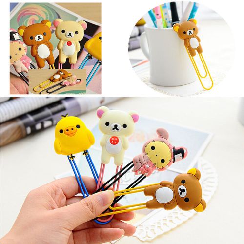 1Pc Paper Photo Clip Small Mini Cute Paper Clip Bookmark Bookmark Soft Bookmark