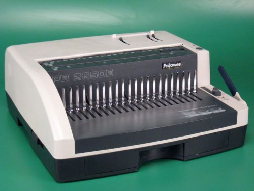 Fellowes PB2650E Combo Hole Punch Binding Machine 17-7/8&#034; Wide *Parts Repair*