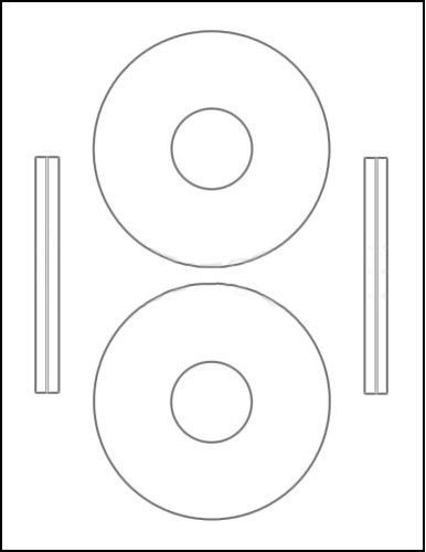 =GLOSSY FINISH= 5-INCH CD Labels =NEATO FORMAT= 200-Pak