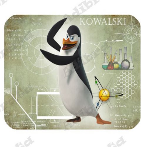New Pinguin of Madagascar Custom Mouse Pad Anti Slip with Rubber Backed