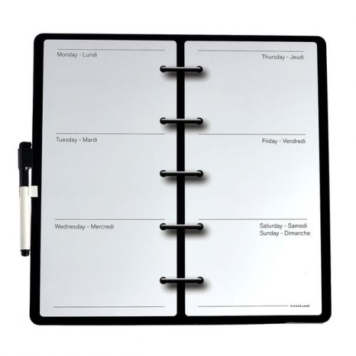 Weekly Agenda Magnetic Dry Erase Board by Kikkerland