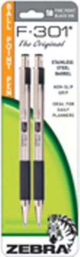 Zebra F-301 Retractable Ballpoint 0.7mm Black