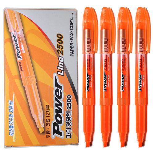 X 12 java power line 2500 highlighter - orange 12 pcs(1 dozen) for sale