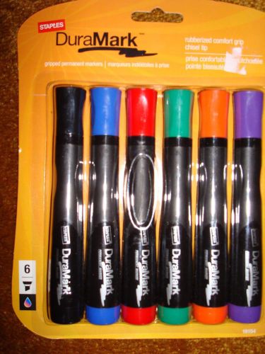 STAPLES DURAMARK GRIPPED PEMANENT MARKERS