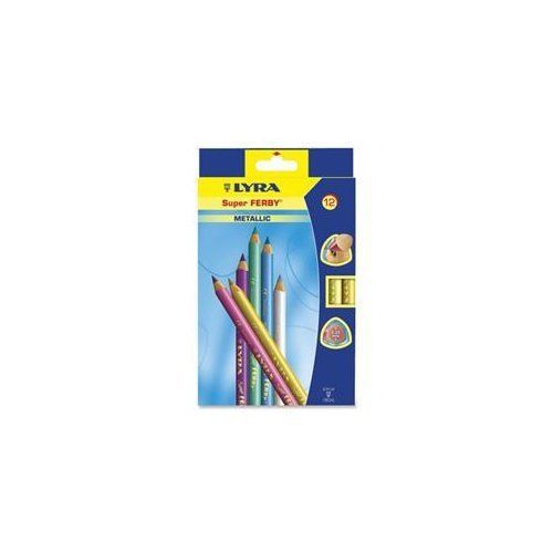 Dixon Super Ferby Metallic Colored Pencil - 6.3 Mm Lead Size - (dix3721122)