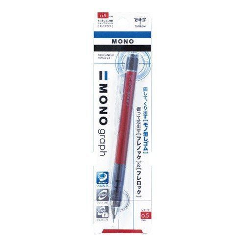 Tombow Mono Graph Shaker Mechanical Pencil Red DPAa??132C(Japan Import)