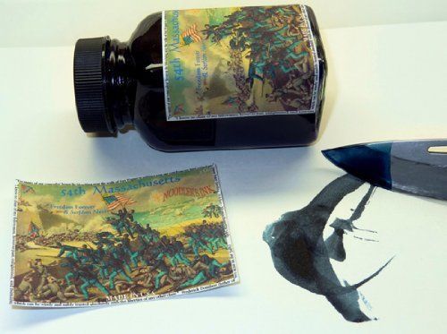 NEW Noodler&#039;s Ink Fountain Pen Bottled Ink, 3oz, Bulletproof 54th Massachusetts