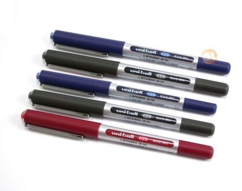 Uni-ball eye ub-150 pigment ball pen 5 colour set for sale