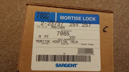 SARGENT 7865 COMMERCIAL MORTISE LOCKS