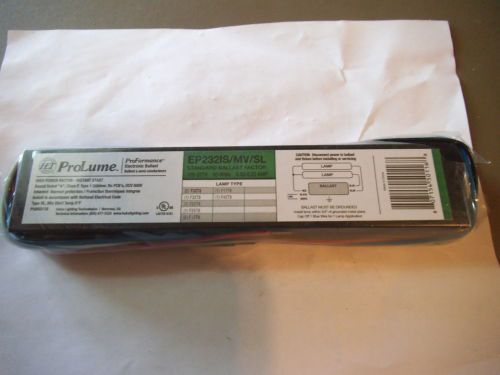 Halco ProLume Electronic High Factor Ballast EP232IS/MV/SL , 120-277VAC - NEW