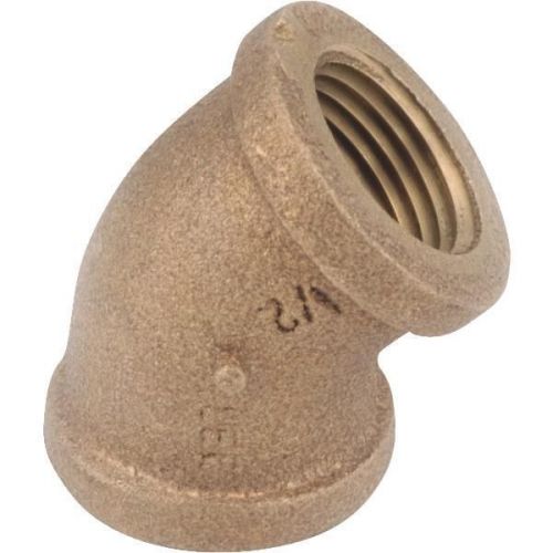 45 degrees Red Brass Elbow-1/2&#034; 45D BRASS ELBOW