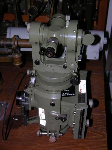 Photo Theodolite Wild P30 Leica Heerbrugg Swiss Old Proud Surveyor