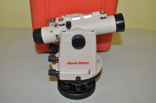 David White LT8-300P Transit Level - Optical Plummet - Serviced &amp; Calibrated #19