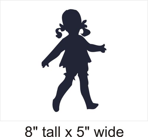 Cute Baby Girl Silhouette Funny Car Vinyl Sticker Decal Truck Window Laptop FD90