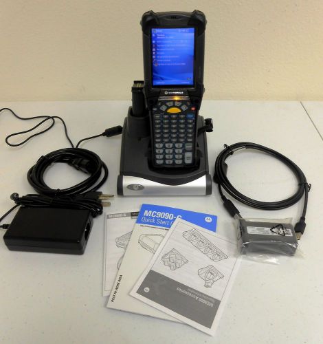 Mint - motorola laser barcode scanner handheld - mc9090g - mc9090-gf0hjefa6wr for sale