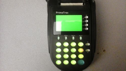 Tech trex 5077a-1 primetrex credit / debit card reader terminal w/ printer for sale