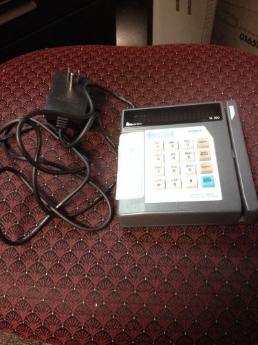 VERIFONE XL 300 Credit Card Terminal w Pwr Supply