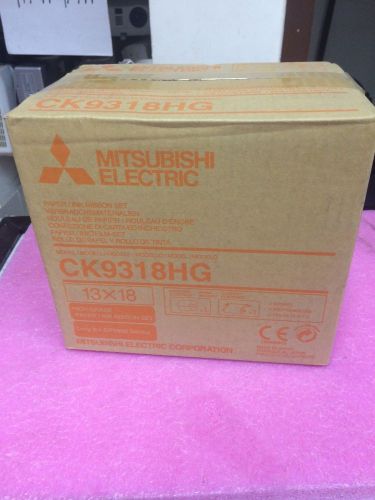 Mitsubishi CK9318HG 13x18 (5 x 7&#034;) 4 Panel 350 Fames Use Paper INK Ribbon Set