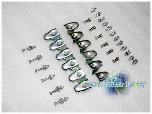 LAMBRETTA LI SERIES 1 2 3 FRONT FLOOR CHANNEL END CAP SCREWS KIT