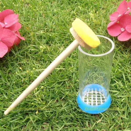 #QZO 2Pcs Queen Bee Marking Cage Bottle with Plunger Beekeeping Beekeeper Equip