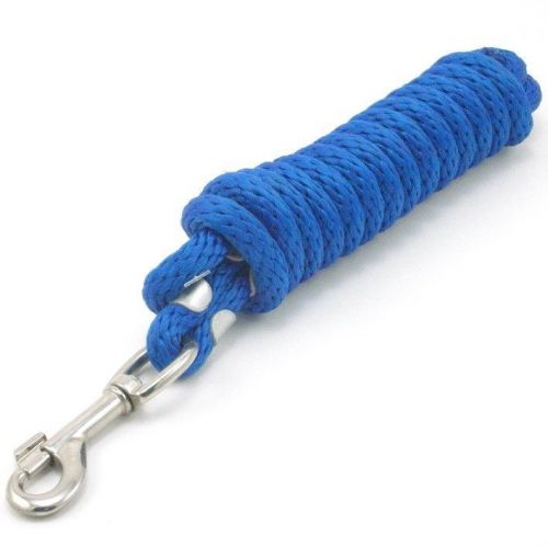 VALHOMA 3/8&#034; x 8&#039; Nylon Livestock Lead, Blue