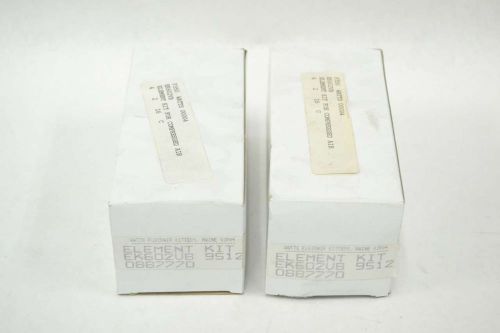 LOT 2 NEW WATTS EK602VB POLYPROYLENE FILTER ELEMENT 5 MICRON B368317