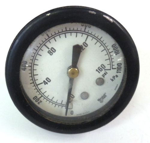 MARSHALL TOWN PRESSURE GAUGE 0-160 PSI , 2 1/4 DIAMETER