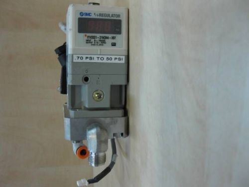 SMC E/P Regulator ITV2031-31N3N4-X97 50-70 PSI w/ Sensor 01538 &amp; AMAT 0021-78097