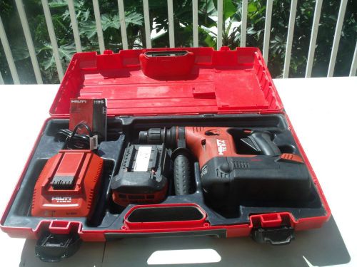 HILTI TE-6A Ni-Cd 36V cordless hammer drill COMPLETE KIT COMBO