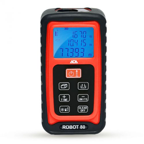 Laser Distance Meter ADA ROBOT 80. Measuring dist. 264 ft. (80 m).