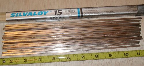 23 Brazing rods  SILVALOY 15% SILVER SOLDER RODS