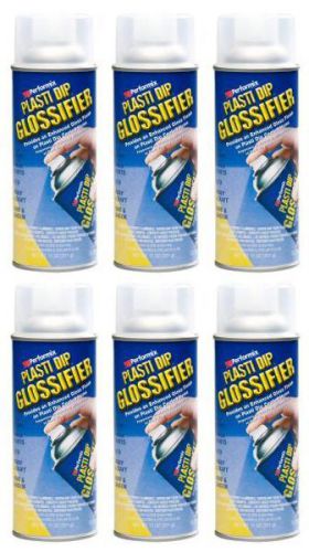 PERFORMIX PLASTI DIP GLOSSIFIER CASE of 6 11OZ RUBBER ENHANCER SPRAY NEW