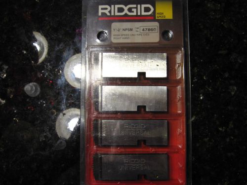 Ridgid 47860 Universal 1-2 NPSM High Speed Thread Dies