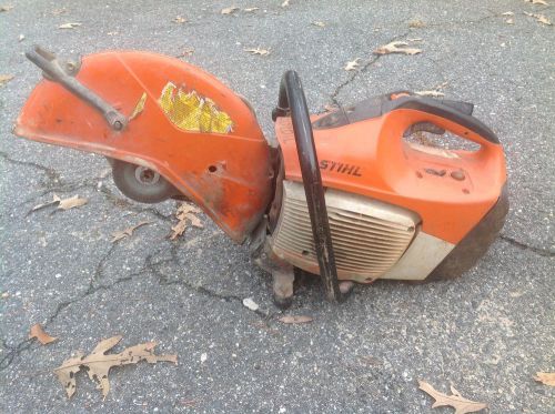 Stihl TS 420 concrete cut off saw Demolition for parts or rebuild