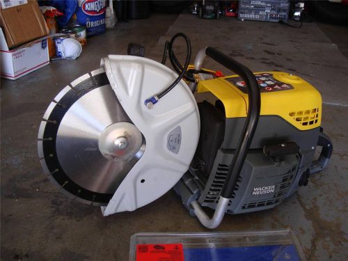 Wacker neuson bts635s cut-off saw with new 14&#034; premium blade for sale